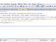 Script opened in notepad++ using shell Highlighting